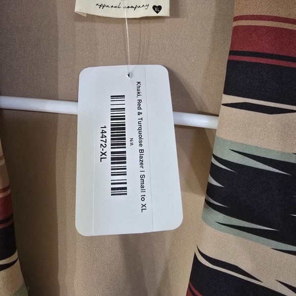 Avery Multicolor Striped Women's Blazer - Picture 2 of 3